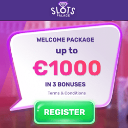 Banner bonus Slots Palace Casino